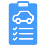 Complimentary Multi-Point Inspection in Queens, NY Inspection Clipboard with car