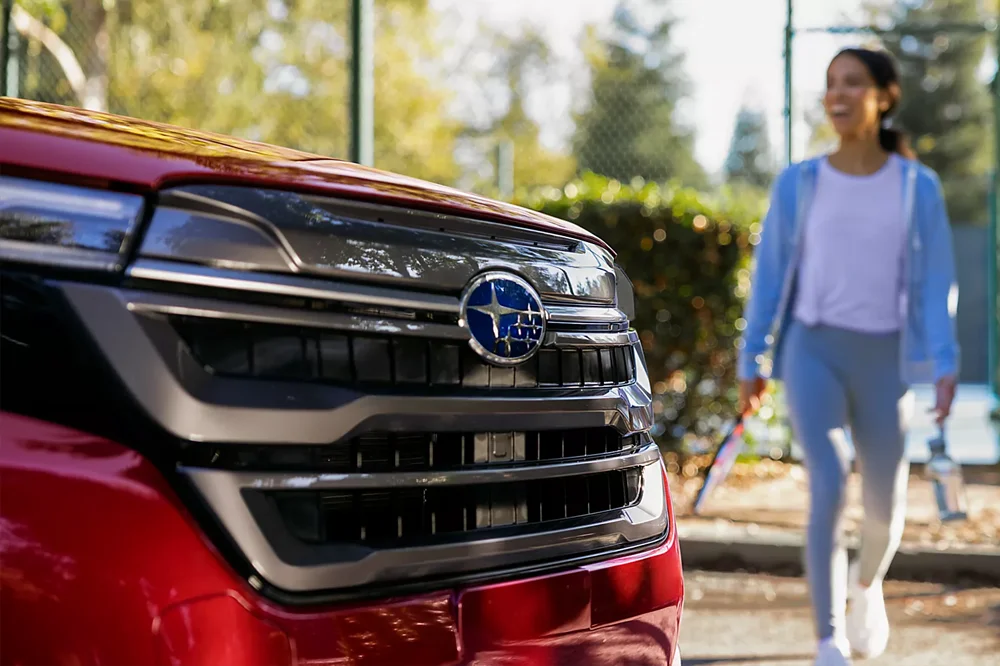 Close-Up of Subaru Front End