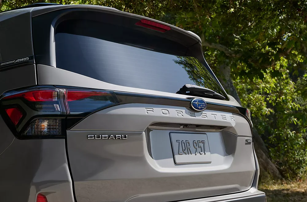 Pre-Owned Subarus Back End of Subaru Forester