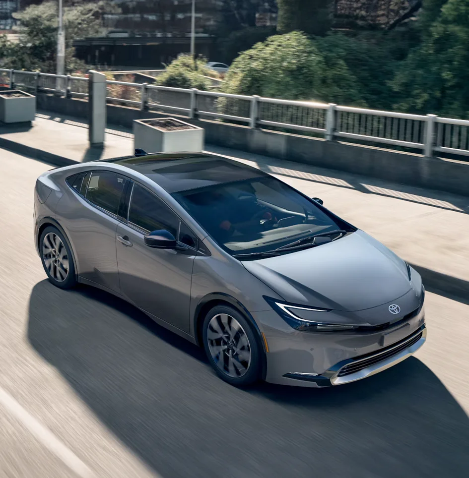Toyota Prius Prime on the road