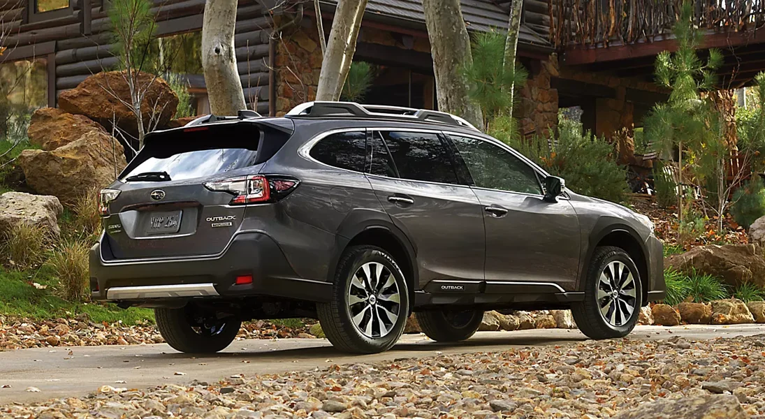 Subaru Outback Parked in Driveway