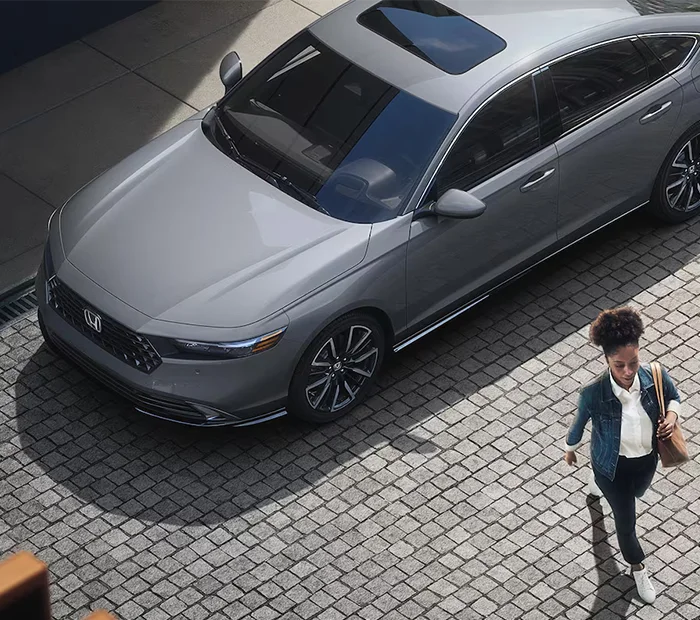 Honda Prologue parked on road side