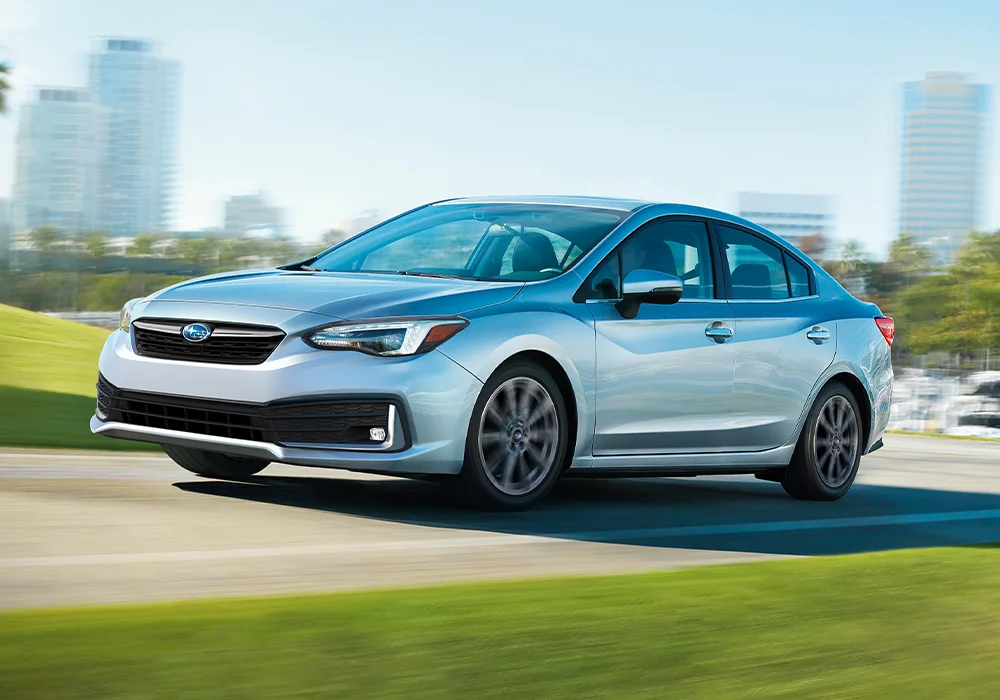 Subaru Impreza in action