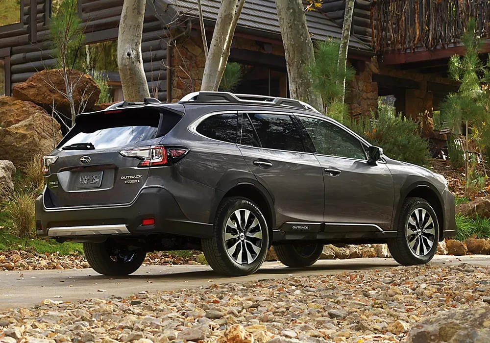 Subaru Outback Parked at House